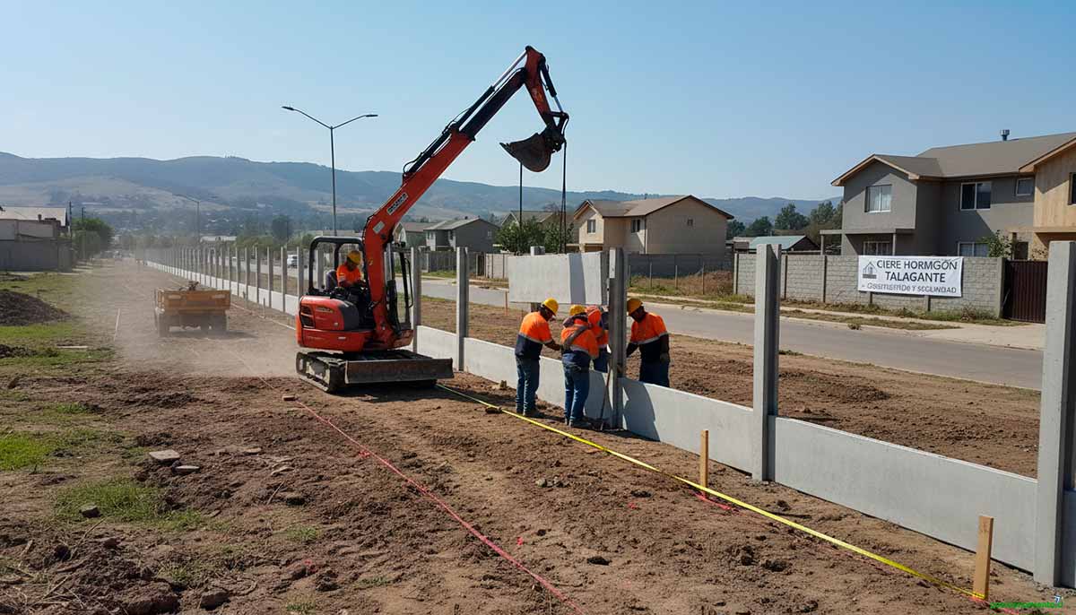 Venta de cierres de hormigón en Talagante